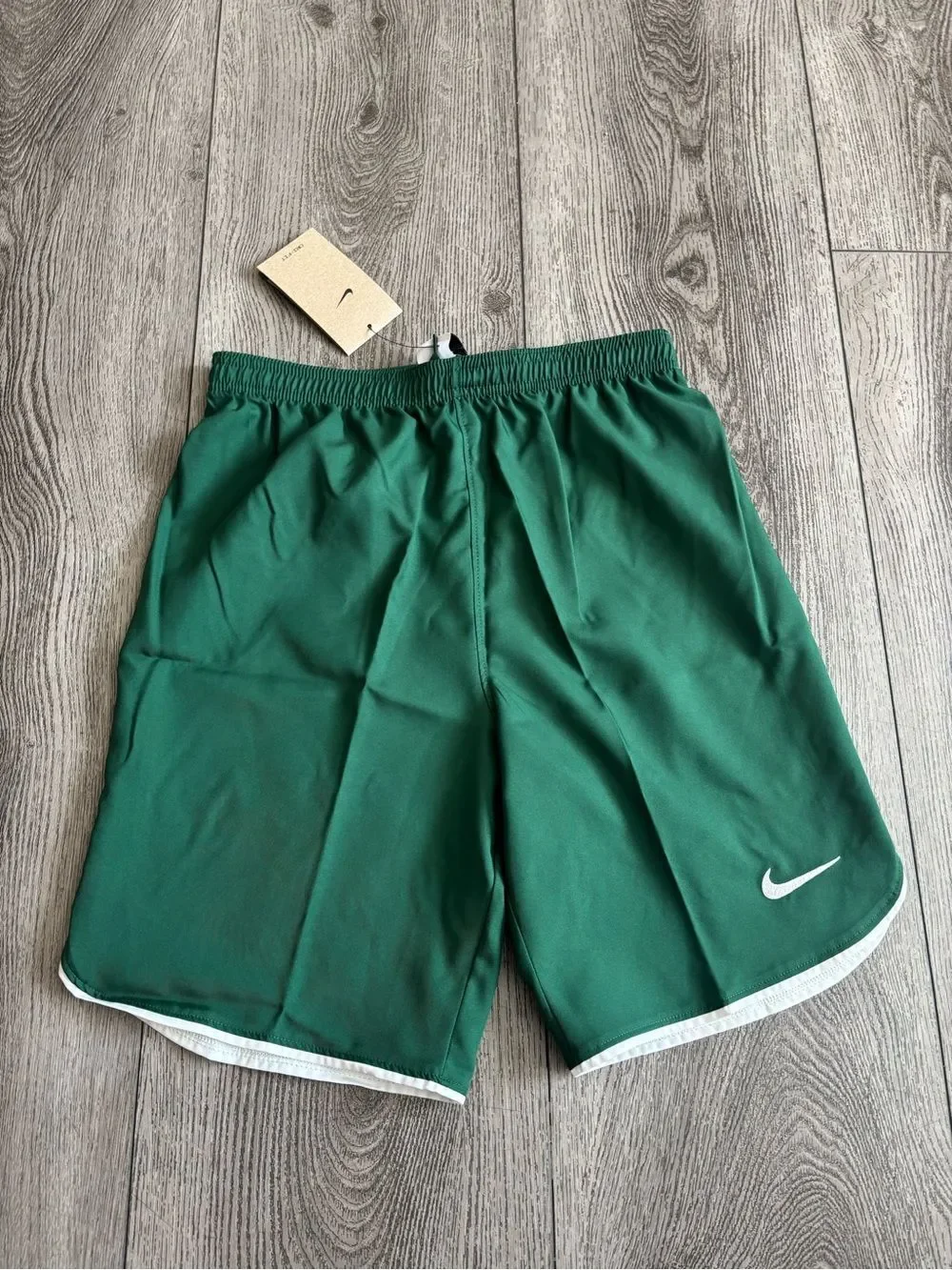 Nike kids Green Performance Athletic Shorts